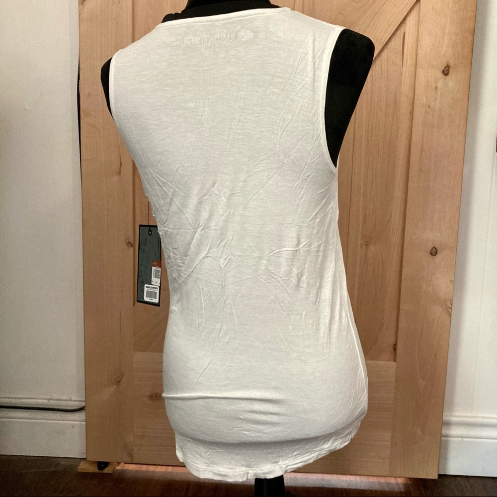 Harley-Davidson Women’s Sheer Ivory Tank Top NWT - Picture 3 of 10